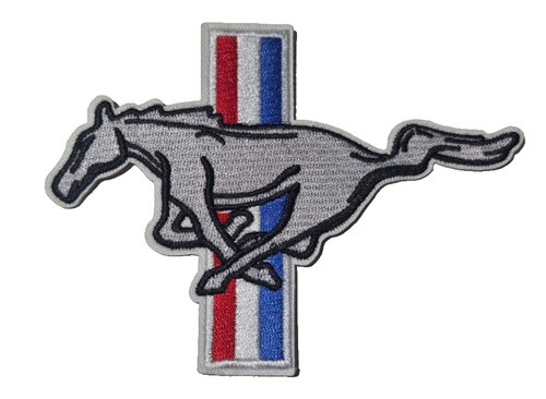 Mustang logo iron sew - logo, iron/sew