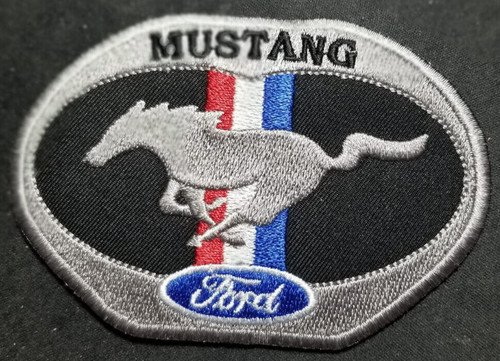 Ford mustang embroidered - embroidered, patch