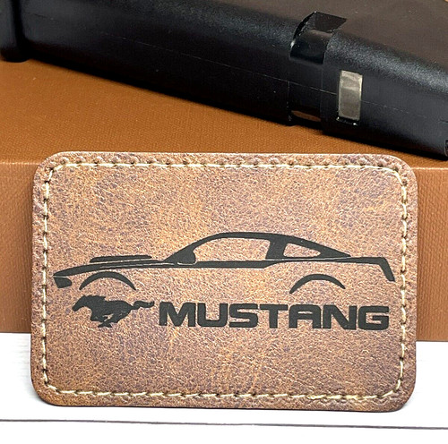 Brown leatherette mustang - leatherette,