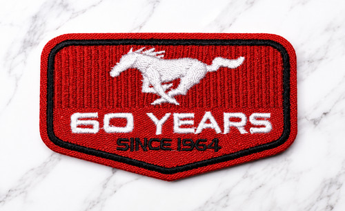 Ford mustang embroidered iron - mustang,