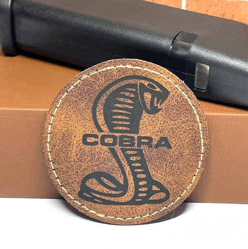Brown leatherette cobra - leatherette,